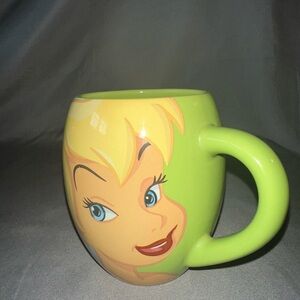Disney Tinkerbell Dream Coffee Mug Green Official Disney Parks EUC